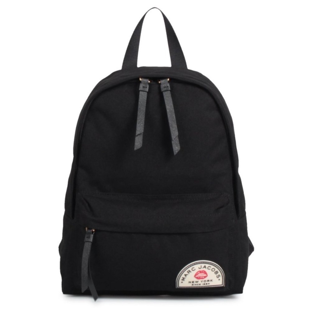 Marc Jacobs Collegiate Nylon Black Medium Backpack